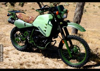 Военный дизель M103M1 JP-8 от HDT на базе Kawasaki KLR650